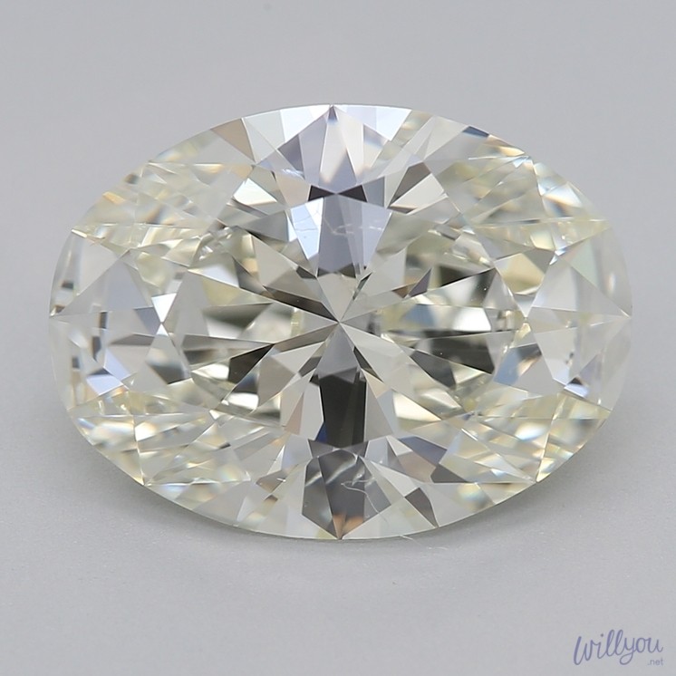 3.01 Carat J-SI1 Oval Diamond