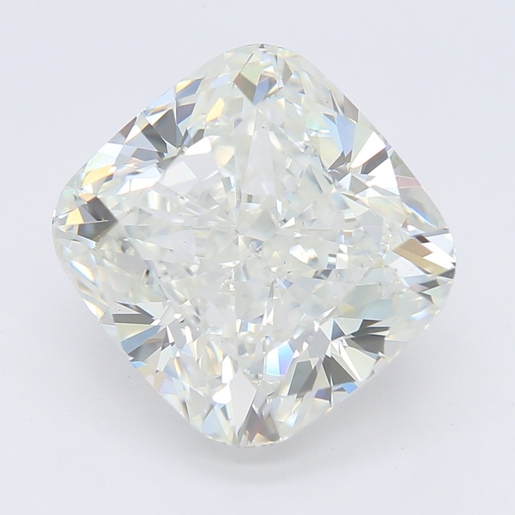 4.03 Carat I-SI1 Cushion Diamond