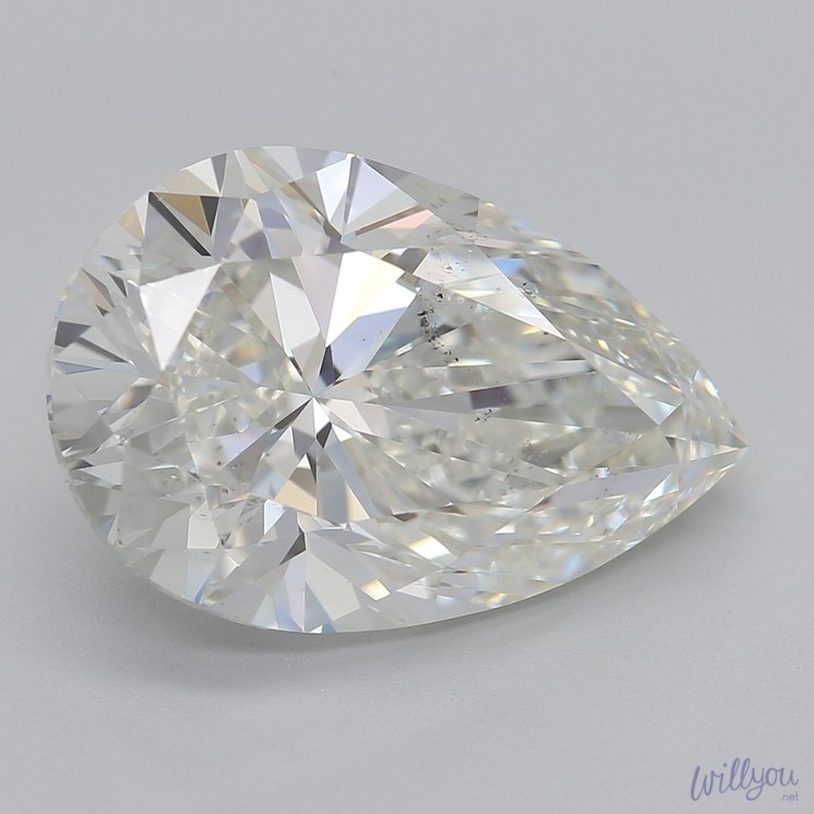 5.01 Carat I-SI1 Pear Diamond