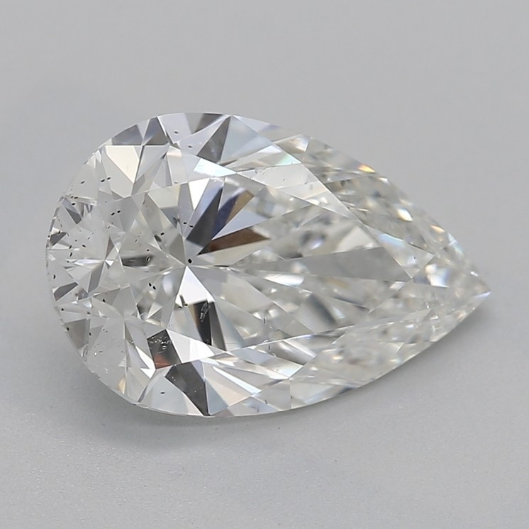 1.71 Carat H-SI2 Pear Diamond