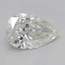 1 Carat Pear Shaped Diamond I-SI1