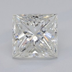 1.7 Carat Princess Cut Diamond H-SI1
