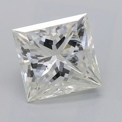 2.5 Carat Princess Cut Diamond J-SI2