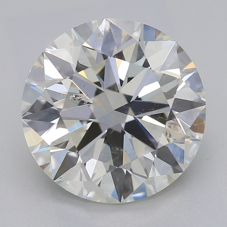 3.01 Carat J-SI2 Round Diamond
