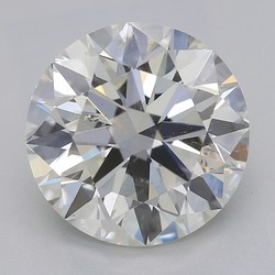 3.01 Carat Round Cut Diamond J-SI2