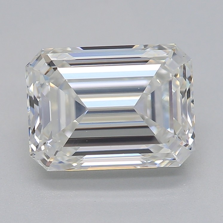 1.71 Carat G-VS2 Emerald Diamond