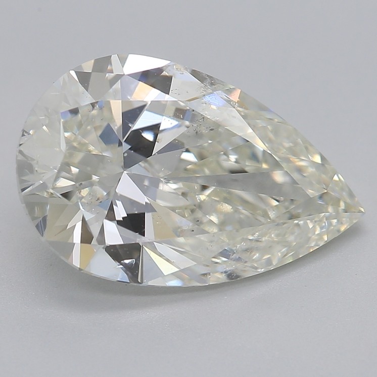 3.02 Carat I-SI2 Pear Diamond