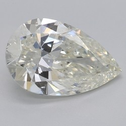 3.02 Carat Pear Shaped Diamond I-SI2