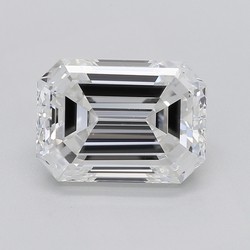 2.5 Carat Emerald Cut Diamond F-VS2