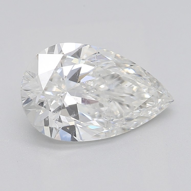 1.71 Carat G-SI2 Pear Diamond