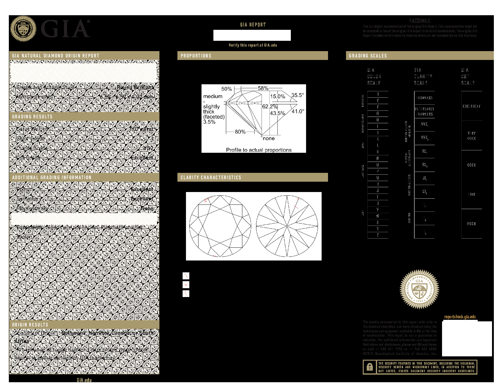 1.07 Carat I-VS2 Round Diamond