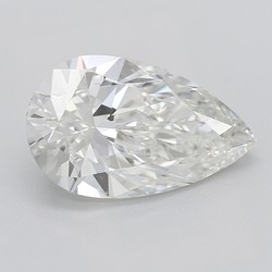 2.22 Carat Pear Shaped Diamond H-VS2