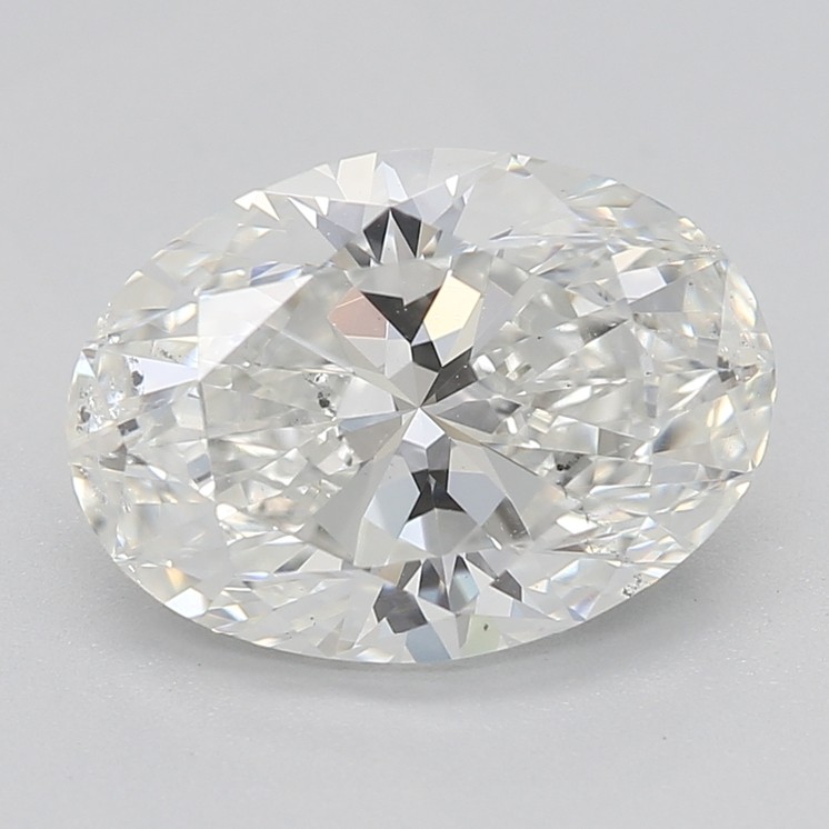 1.83 Carat H-SI1 Oval Diamond