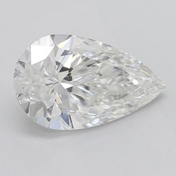 1.5 Carat Pear Shaped Diamond H-SI1