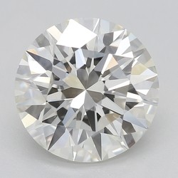 3.05 Carat Round Cut Diamond J-VS2