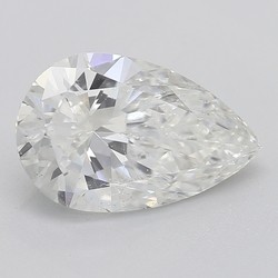 1.5 Carat Pear Shaped Diamond H-SI2