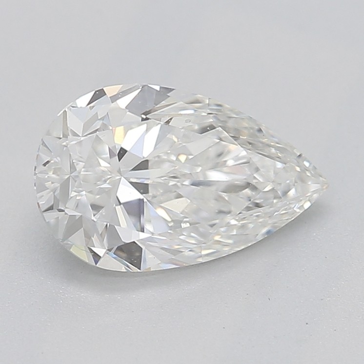 0.79 Carat G-SI1 Pear Diamond