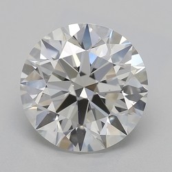 2.5 Carat Round Cut Diamond I-VS2