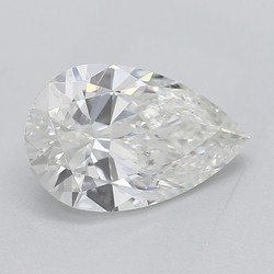 1 Carat Pear Shaped Diamond H-SI2