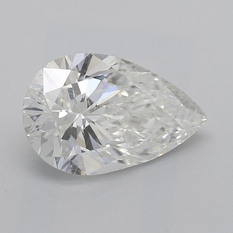 1.7 Carat G-SI2 Pear Diamond