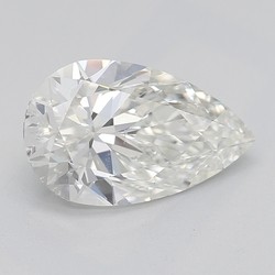 1.51 Carat Pear Shaped Diamond I-SI1