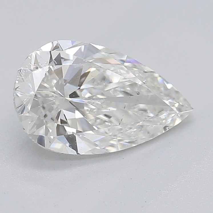 0.9 Carat G-SI2 Pear Diamond