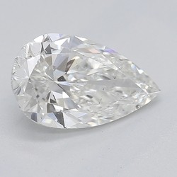 0.9 Carat Pear Shaped Diamond G-SI2