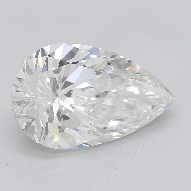 2 Carat F-SI2 Pear Diamond