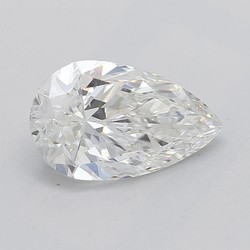 0.9 Carat Pear Shaped Diamond F-SI1