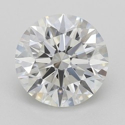 2.71 Carat Round Cut Diamond J-VS2