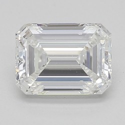 0.79 Carat H-VS1 Emerald Diamond