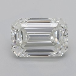 3.01 Carat Emerald Cut Diamond H-VS2