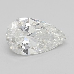 0.96 Carat Pear Shaped Diamond H-SI2