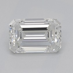0.8 Carat Emerald Cut Diamond F-VS2