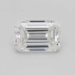0.7 Carat Emerald Cut Diamond H-VS1