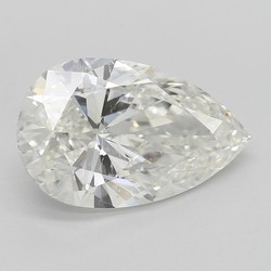 4.03 Carat Pear Shaped Diamond J-SI2