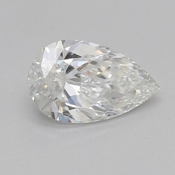 0.7 Carat Pear Shaped Diamond F-SI2