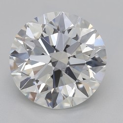 3.02 Carat Round Cut Diamond H-SI1
