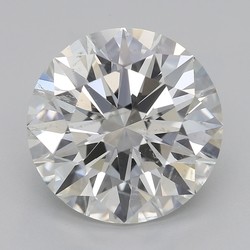 4.11 Carat Round Cut Diamond H-SI2
