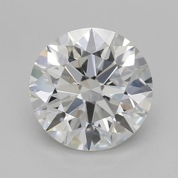 2.52 Carat Round Cut Diamond H-VS2