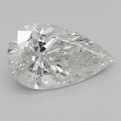 1.5 Carat Pear Shaped Diamond H-I1
