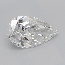 0.71 Carat Pear Shaped Diamond F-SI2