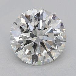 2.01 Carat Round Cut Diamond H-SI1