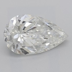 2 Carat Pear Shaped Diamond H-SI2