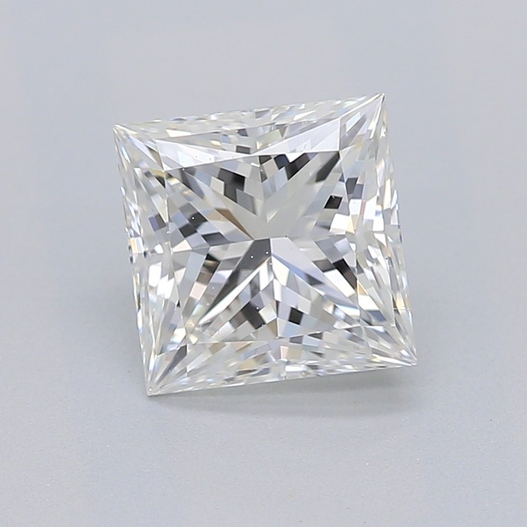 0.9 Carat F-SI1 Princess Diamond