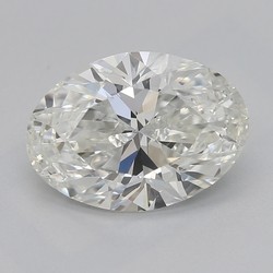 2 Carat H-SI2 Oval Diamond