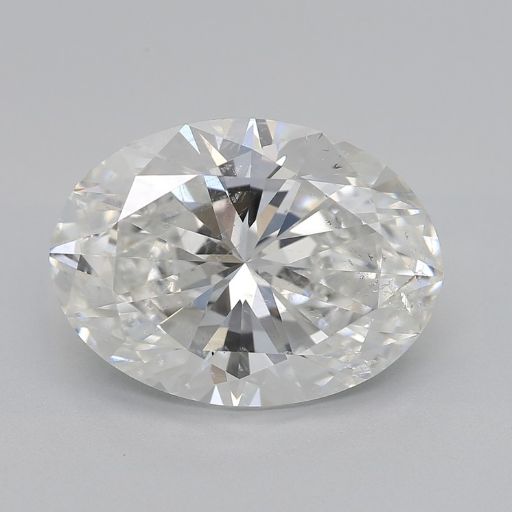 3.52 Carat G-SI2 Oval Diamond