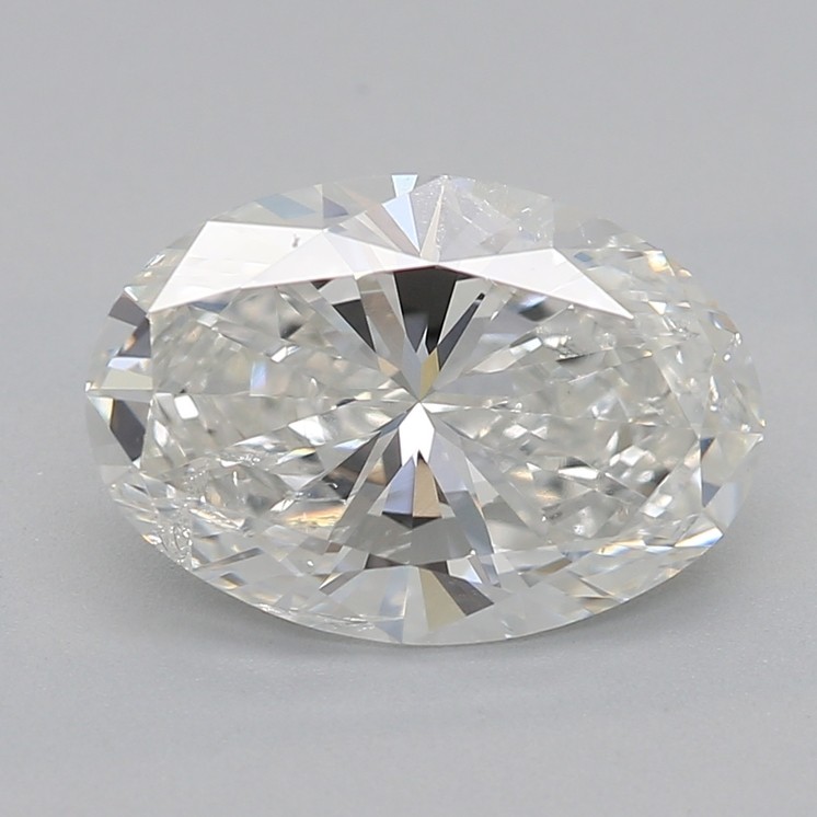 1.52 Carat G-I1 Oval Diamond